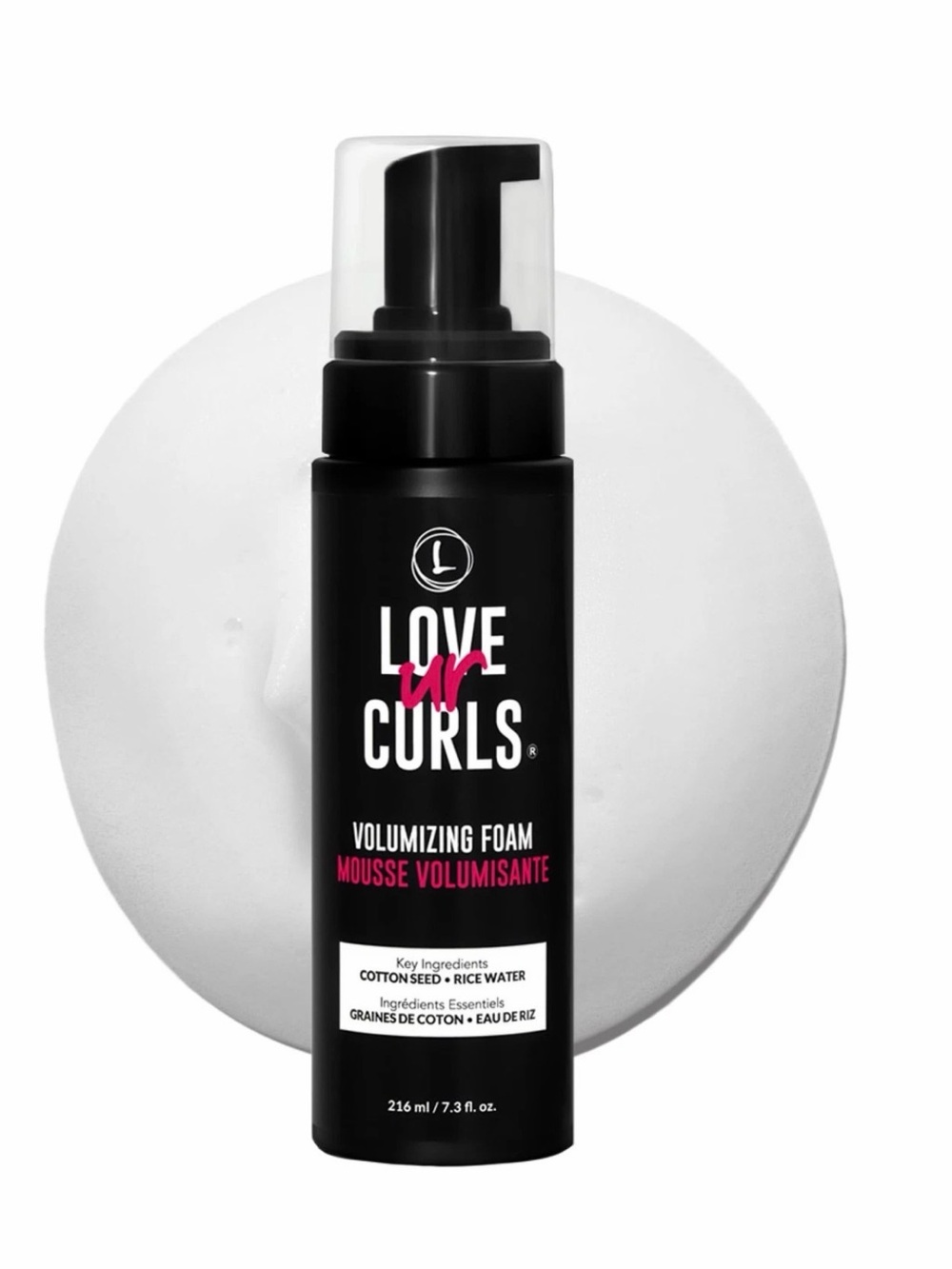 Love ur Curls Volumizing Foam - 7.3 oz, NEW